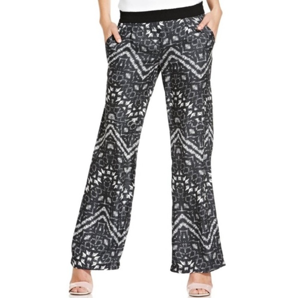 Sanctuary Wide Leg Black and White Palazzo‎ Pants Size XS